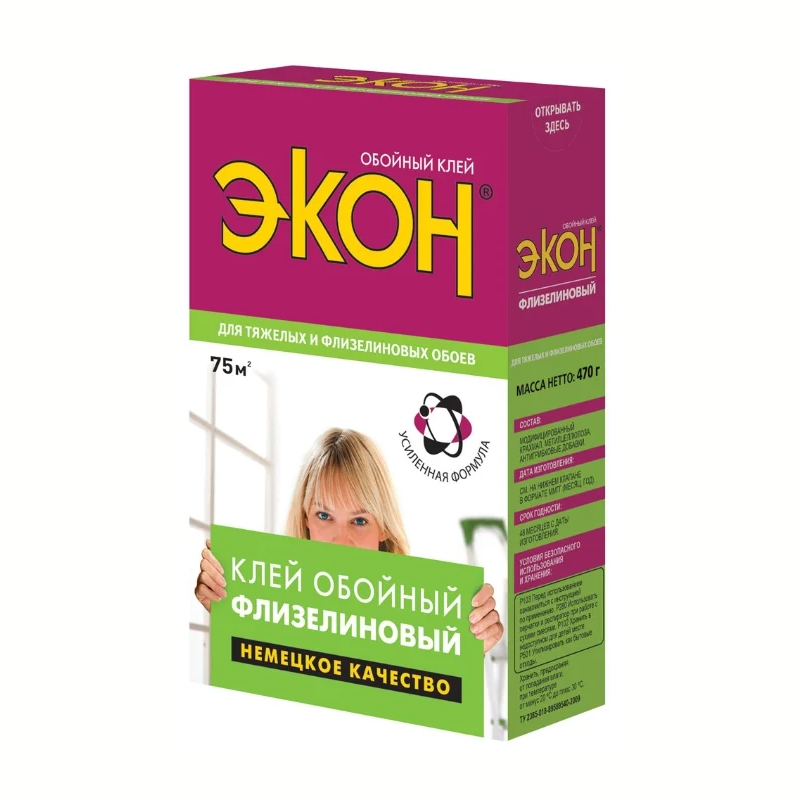 ХЕНКЕЛЬ Обойный клей ЭКОН Флизелиновый (470г) 2077902